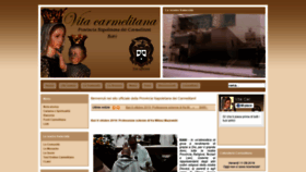 What Vitacarmelitana.org website looked like in 2019 (4 years ago)