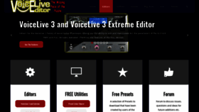 What Voiceliveeditor.com website looked like in 2019 (4 years ago)