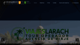 What Viajeslarach.com website looked like in 2019 (4 years ago)