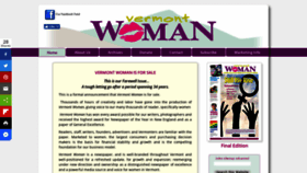 What Vermontwoman.com website looked like in 2019 (4 years ago)