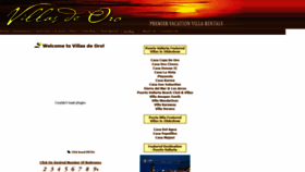 What Villasdeoro.com website looked like in 2019 (4 years ago)