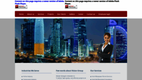 What Visiongroupqatar.com website looked like in 2019 (4 years ago)