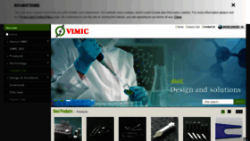 What Vimic.com website looked like in 2019 (4 years ago)