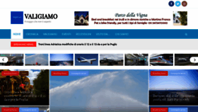 What Valigiamo.it website looked like in 2019 (4 years ago)