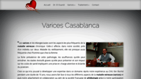 What Varices-casablanca.ma website looked like in 2019 (4 years ago)