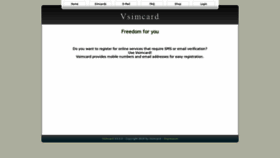 What Vsimcard.com website looked like in 2019 (4 years ago)