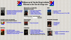 What Vanderkrogt.net website looked like in 2019 (4 years ago)