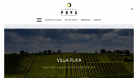 What Villapupa.cz website looked like in 2019 (4 years ago)