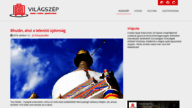 What Vilagszep.hu website looked like in 2019 (4 years ago)