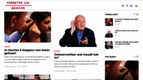 What Verbeter-uw-gehoor.nl website looked like in 2019 (4 years ago)