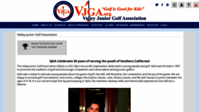 What Vjga.org website looked like in 2019 (4 years ago)