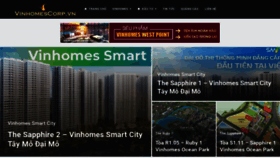 What Vinhomescorp.vn website looked like in 2019 (4 years ago)