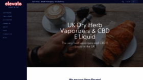 What Vapeelevate.co.uk website looked like in 2019 (4 years ago)