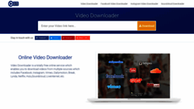 What Videodownloaderfor.com website looked like in 2019 (4 years ago)