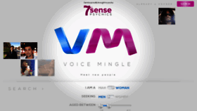 What Voicemingle.com website looked like in 2019 (4 years ago)