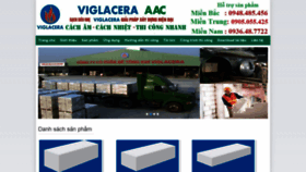 What Viglacera-aac.com.vn website looked like in 2019 (4 years ago)