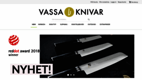 What Vassaknivar.se website looked like in 2019 (4 years ago)
