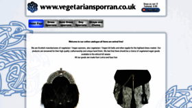 What Vegetariansporran.com website looked like in 2019 (4 years ago)