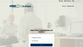 What Vdek-arztlotse.de website looked like in 2019 (4 years ago)