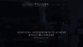 What Volitioncapital.com website looked like in 2019 (4 years ago)
