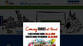 What Varia-course.com website looked like in 2019 (4 years ago)