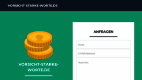 What Vorsicht-starke-worte.de website looked like in 2019 (4 years ago)