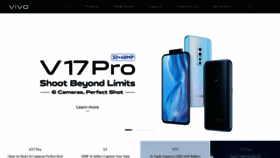 What Vivo.com website looked like in 2019 (4 years ago)