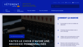 What Vetement-travail-pro.fr website looked like in 2019 (4 years ago)