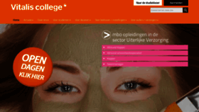 What Vitaliscollege.nl website looked like in 2019 (4 years ago)