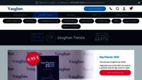 What Vaughantienda.com website looked like in 2019 (4 years ago)