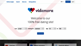 What Vidamora.com website looked like in 2019 (4 years ago)