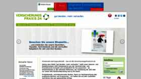 What Versicherungspraxis24.de website looked like in 2019 (4 years ago)