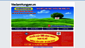 What Vieclamhungyen.vn website looked like in 2019 (4 years ago)