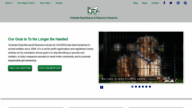 What Victoriandogrescue.org.au website looked like in 2019 (4 years ago)
