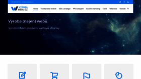 What Vyrobawebu.cz website looked like in 2019 (4 years ago)