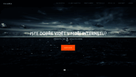 What Viaaurea.cz website looked like in 2019 (4 years ago)