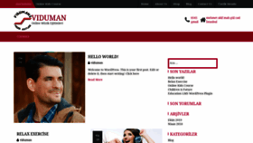 What Viduman.com website looked like in 2019 (4 years ago)