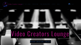 What Videocreatorslounge.com website looked like in 2019 (4 years ago)