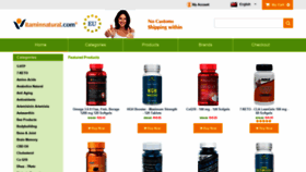 What Vitaminnatural.com website looked like in 2019 (4 years ago)