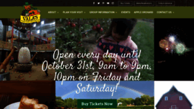 What Valaspumpkinpatch.com website looked like in 2019 (4 years ago)
