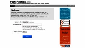 What Vectorization.org website looked like in 2019 (4 years ago)