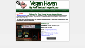 What Veganhaven.org website looked like in 2019 (4 years ago)
