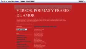 What Versos-poemas-frases.com website looked like in 2019 (4 years ago)
