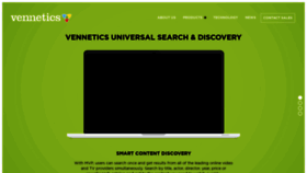 What Vennetics.com website looked like in 2019 (4 years ago)
