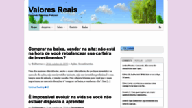 What Valoresreais.com website looked like in 2019 (4 years ago)