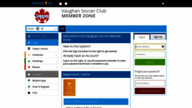 What Vaughansoccer.powerupsports.com website looked like in 2019 (4 years ago)