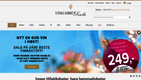 What Vinklubben.no website looked like in 2019 (4 years ago)