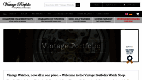 What Vintage-portfolio.com website looked like in 2019 (4 years ago)