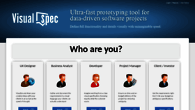 What Visualspec.co.uk website looked like in 2019 (4 years ago)