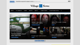 What Villagenewsonline.com website looked like in 2019 (4 years ago)
